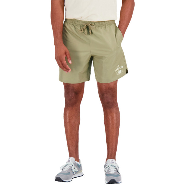 Шорти New Balance Essentials Reimagined Woven MS31519CGN