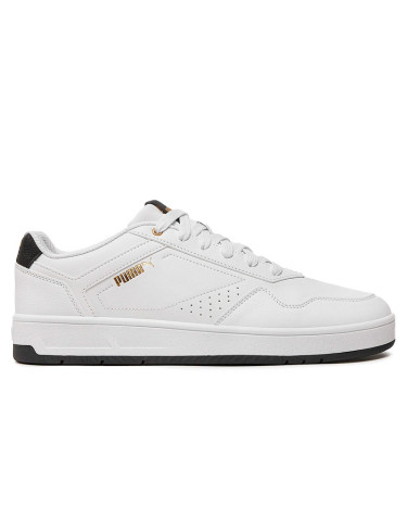 Puma Court Classic White Black Gold 395018-07
