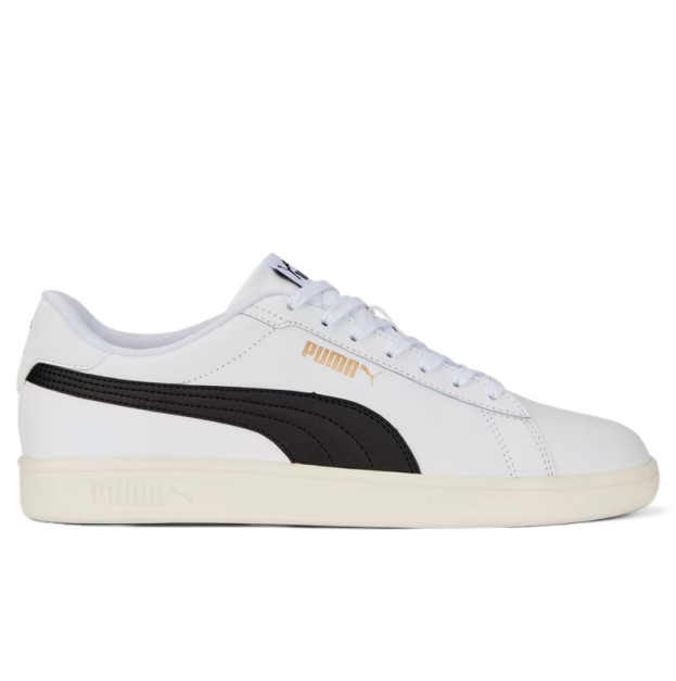 Puma Smash 3.0 White Black Gold 390987-03