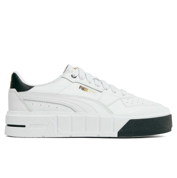 Puma Cali Court Leather White Black 393802-01