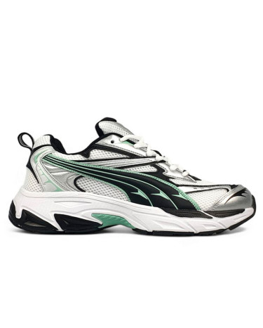 Puma Morphic Base White Green Silver Black
