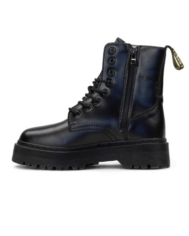 Dr. Martens Jadon Smooth Leather Boots Black З ХУТРОМ