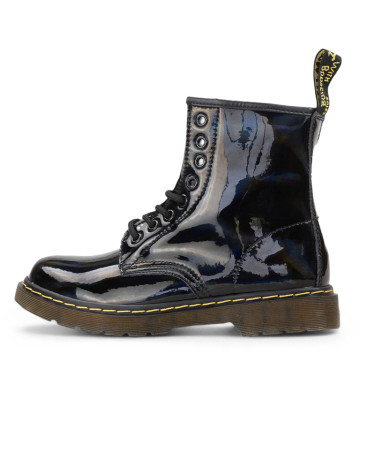Dr. Martens 1460 Patent Leather Lace Up Boots Black З ХУТРОМ