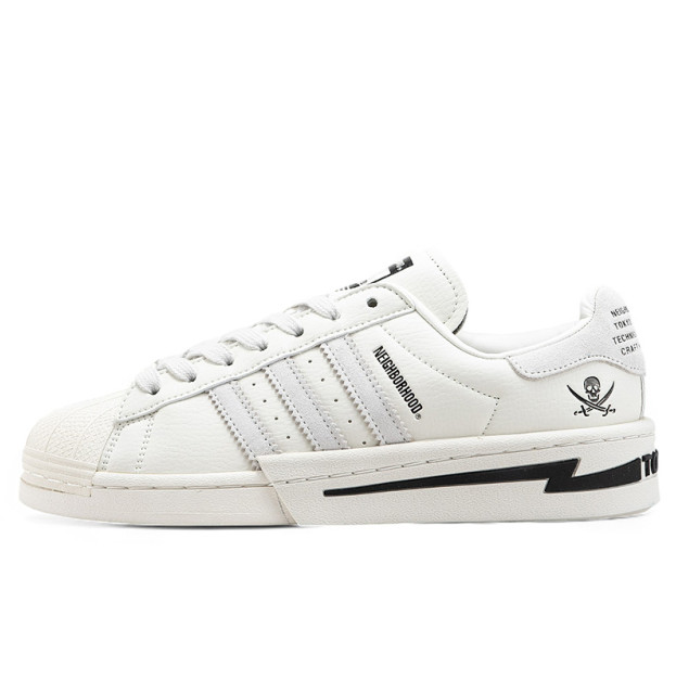 Adidas Superstar x Neighborhood White Black
