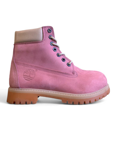 Timberland Classic 6-Inch Boot Pink С МЕХОМ