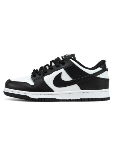 Nike SB Dunk Low Black White З ХУТРОМ