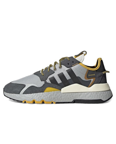 Adidas Nite Jogger Cream Grey Black Yellow GY0019