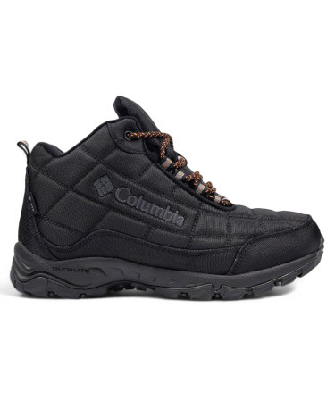 Columbia Waterproof Boots Black Orange З ФЛІСОМ