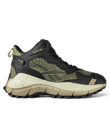 Reebok Zig Kinetica 2.5 Edge Black Beige Khaki З ХУТРОМ