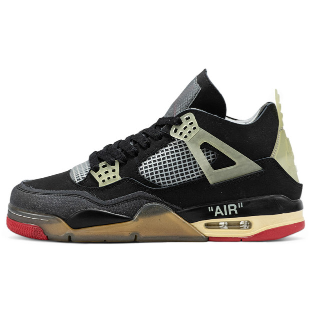 Jordan Retro 4 Black Red Grey