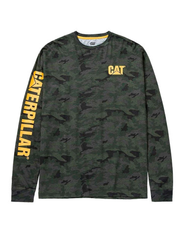 Лонгслів Caterpillar Trademark Banner Camo 1510034-11790