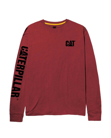 Лонгслів Caterpillar Trademark Banner Brick Red 1510034-12123