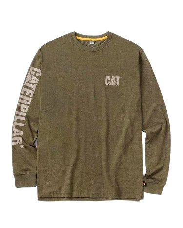 Лонгслів Caterpillar Trademark Banner Olive 1510034-13037