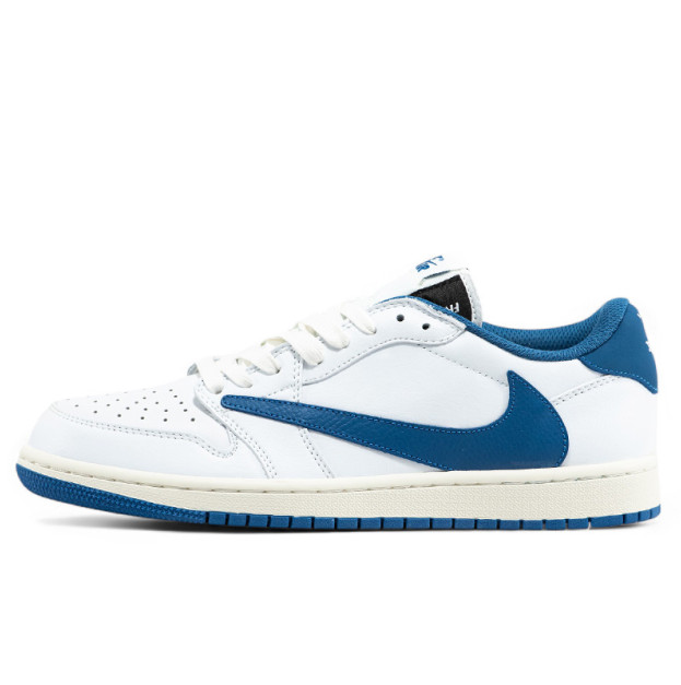 Jordan 1 Retro Low OG SP x Fragment Design x Travis Scott Sail Military Blue DM7866-104