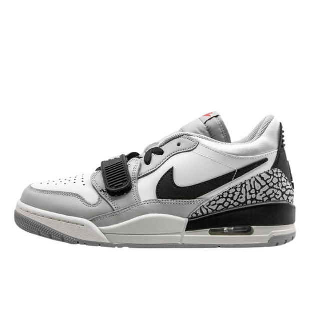 Jordan Legacy 312 Low Tech Grey Fire Red Black CD7069-101