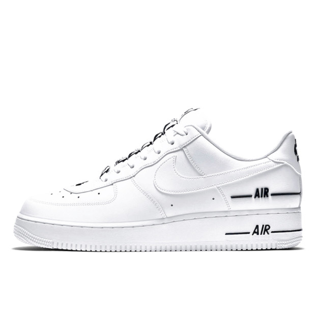 Nike Air Force 1 Low Double Air Low White Black CJ1379-100