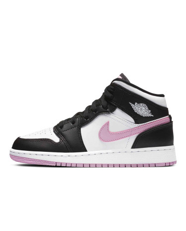 Jordan 1 Mid White Light Arctic Pink 555112-103