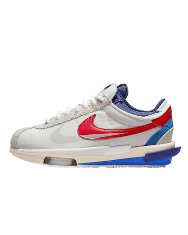 Nike Zoom Cortez SP sacai White University Red Blue DQ0581-100
