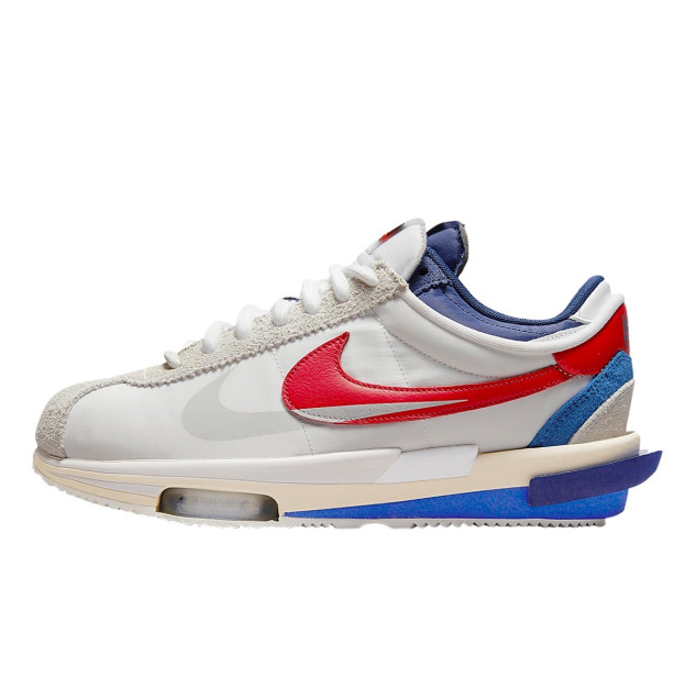 Nike Zoom Cortez SP sacai White University Red Blue DQ0581-100